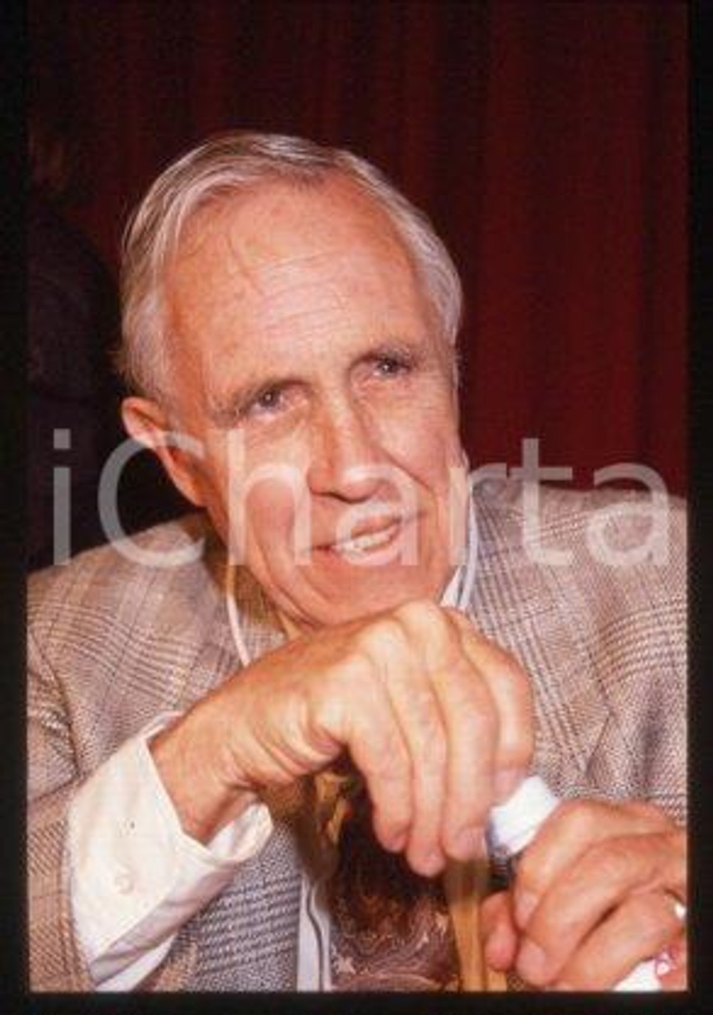 Jason ROBARDS - CANNES Film Ferstival American actor 1989 *35mm vintage slide 37
