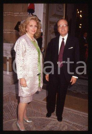 Rinaldo PETRIGNANI & wife - ITALY Ambassador 1990 ca * 35 mm vintage slide 23
