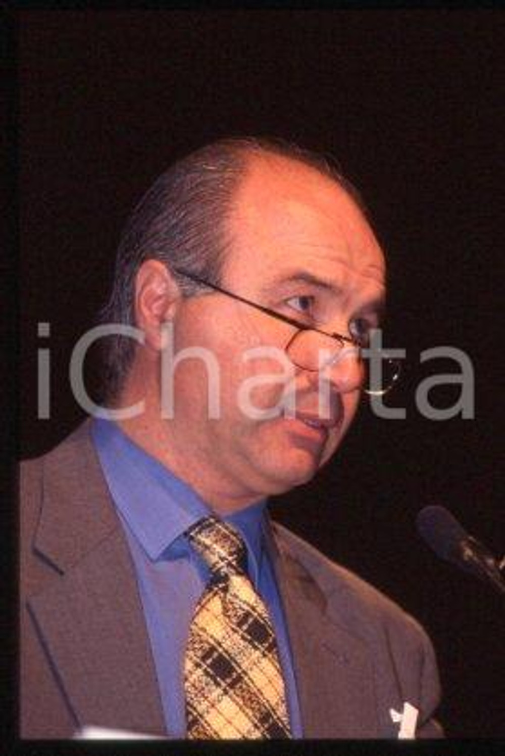 Gianfranco PETRICCA - ITALY Portrait of politician 1995 ca *35mm vintage slide 1