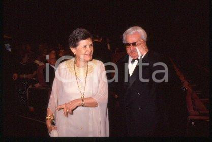 Jorge AMADO and Zélia GATTAI - CANNES Portrait 1990 ca * 35 mm vintage slide 6