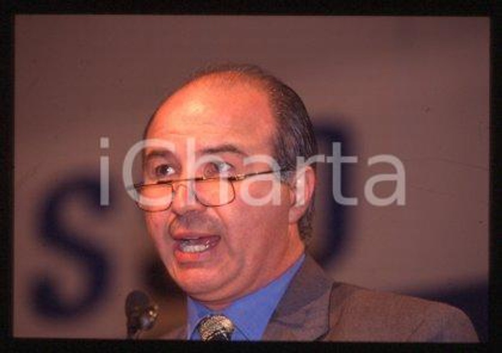 Gianfranco PETRICCA - ITALY Portrait of politician 1995 ca *35mm vintage slide 5