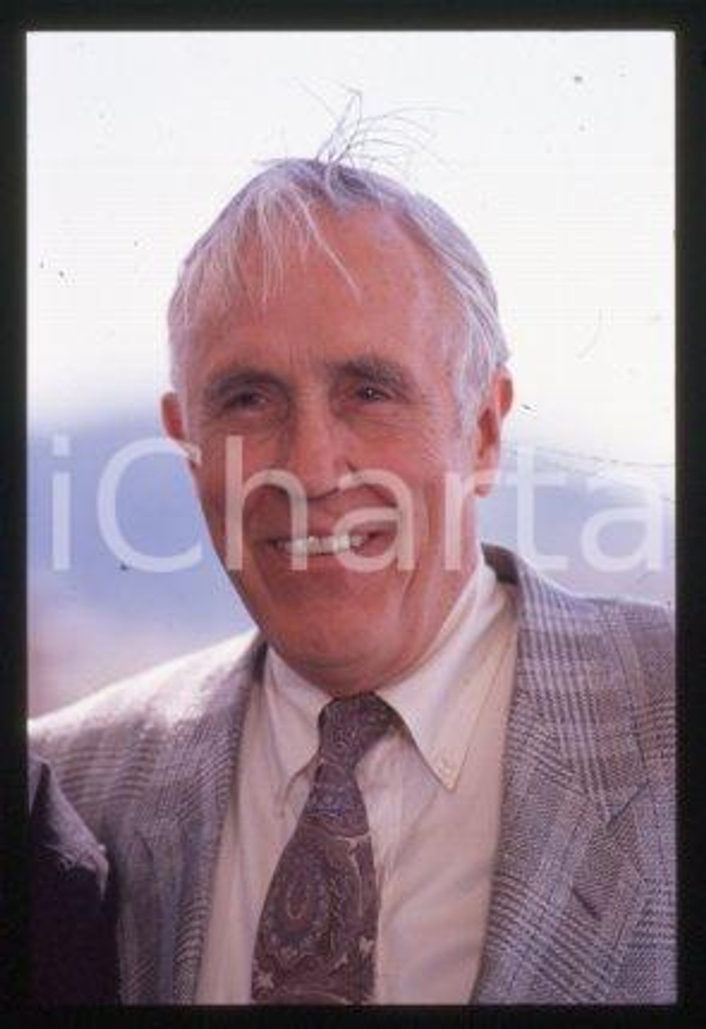 Jason ROBARDS - CANNES Film Ferstival American actor 1989 * 35mm vintage slide 9