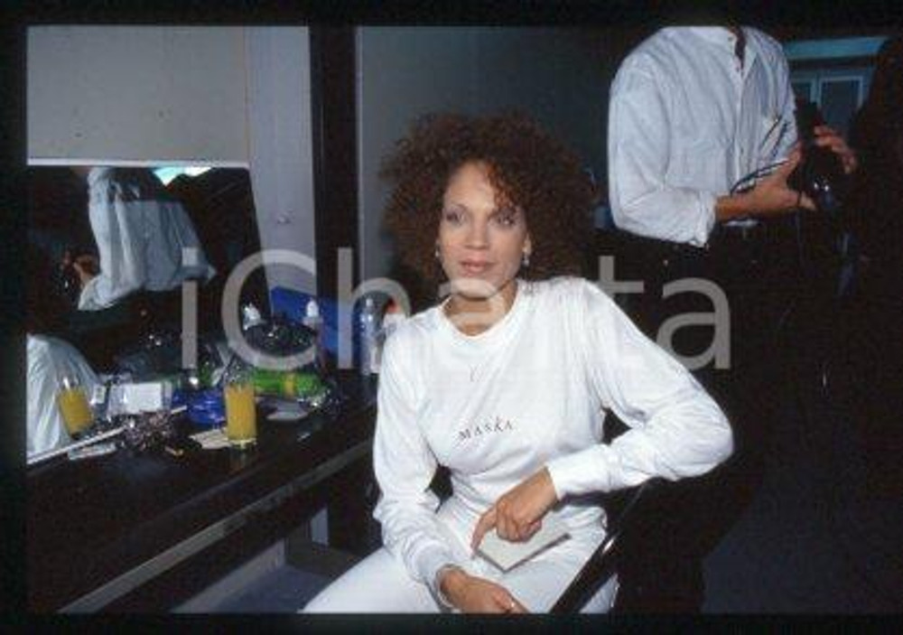 Tina JONES - MASKA collection Spring/Summer 99 MILAN 1998 * 35mm vintage slide 5