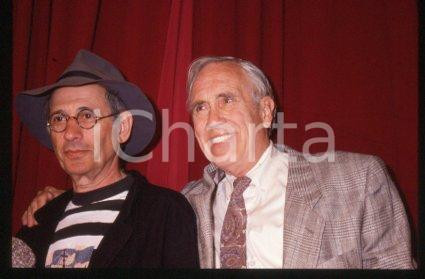 Jason ROBARDS Jerry SCHATZBERG CANNES Film Ferstival 1989 *35mm vintage slide 45