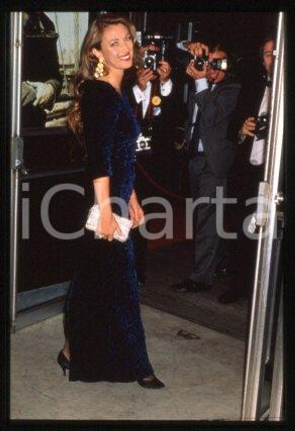 Jane SEYMOYR Actress and David FLYNN - CINEMA 1987 ca * 35 mm vintage slide 2