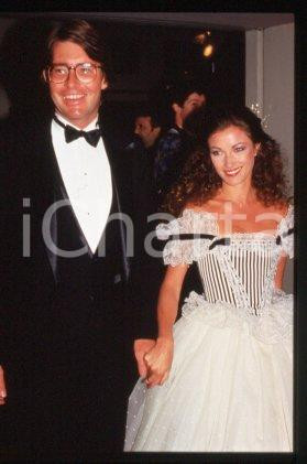 Jane SEYMOYR Actress and David FLYNN - CINEMA 1984 ca * 35 mm vintage slide 1