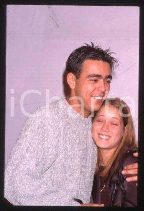 Álvaro RECOBA & Lorena INTER MILAN footballer 1999 ca * 35 mm vintage slide 2