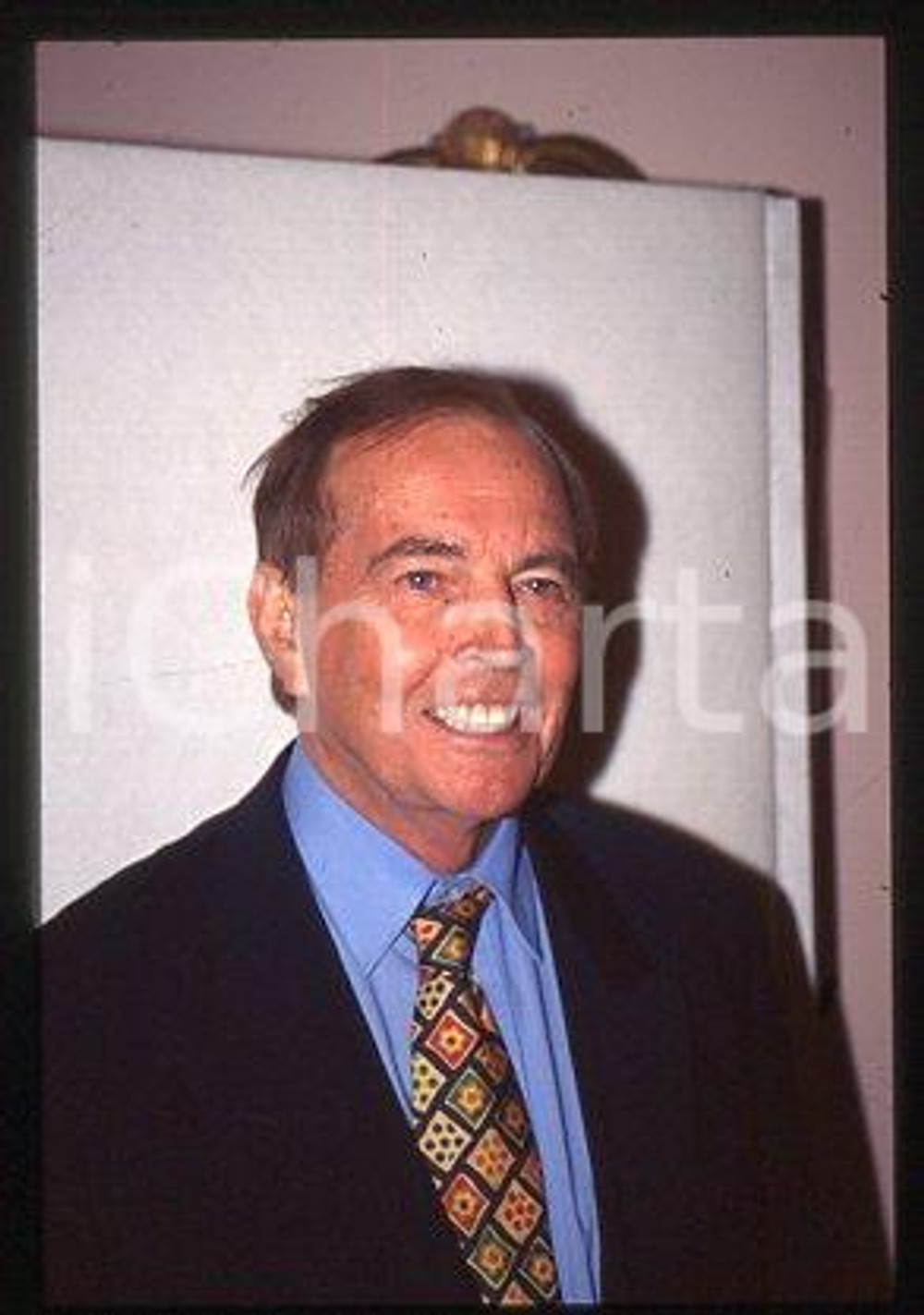 35mm vintage slide* 1997 ca ITALY Christiaan BARNARD cardiac surgeon (50)