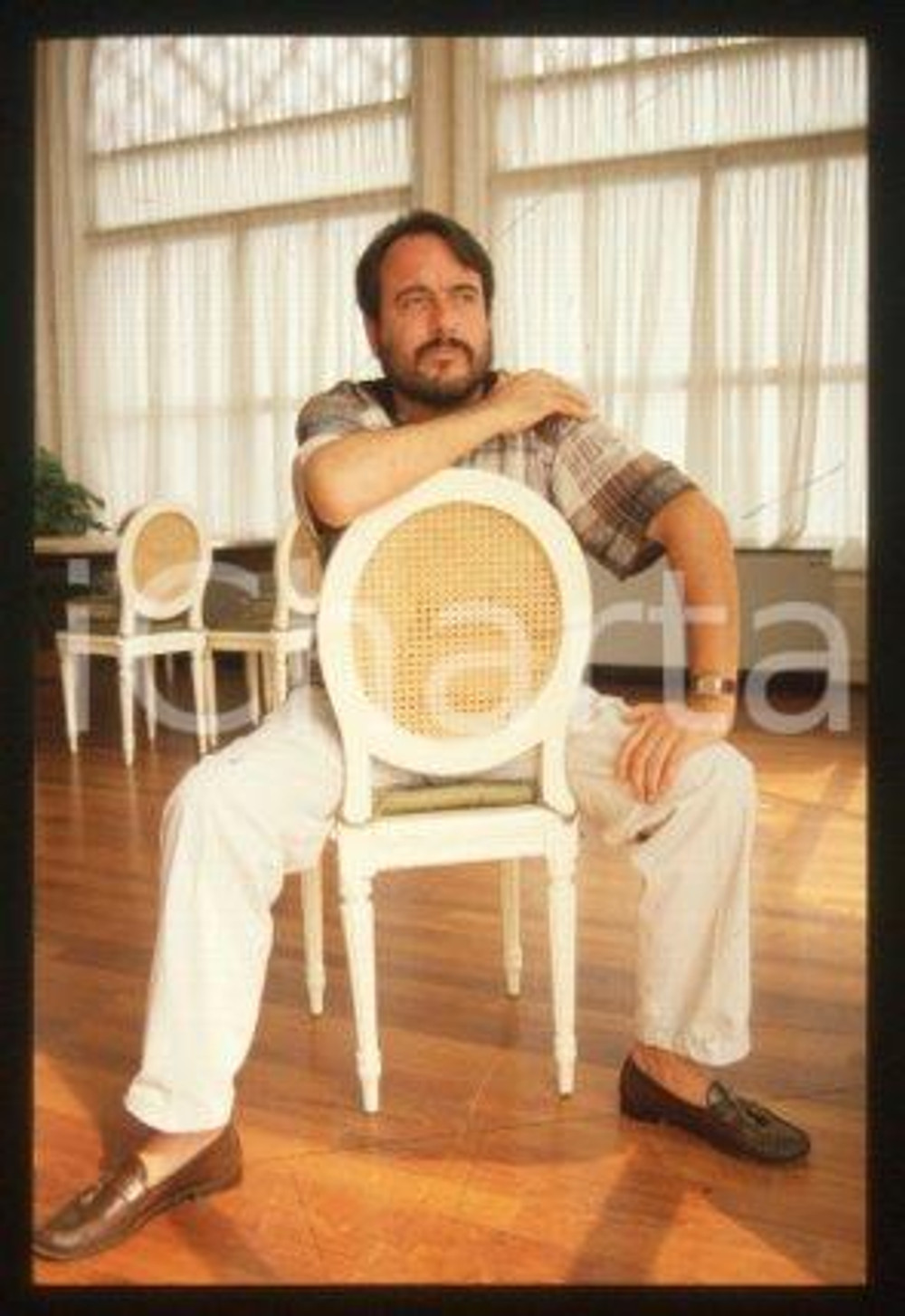 Paolo BENVENUTI - VENICE Italian film director 1988 ca * 35 mm vintage slide 19