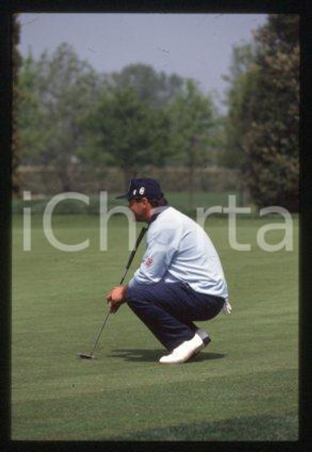 Costantino ROCCA CONTE OF FLORENCE Italian golfer 1997 ca *35mm vintage slide 28