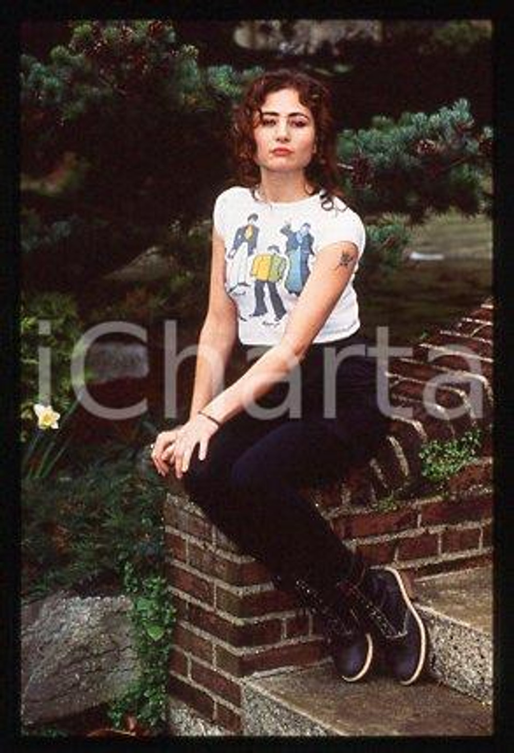 35mm vintage slide* 1994 LONDON - BBC TV Frances RUFFELLE actress and singer (1)