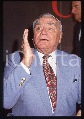 35mm vintage slide* 1999 ca ITALY Ernest BORGNINE American actor (62)