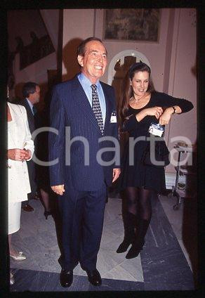 35mm vintage slide* 1997 ITALY Christiaan BARNARD cardiac surgeon and wife (12)