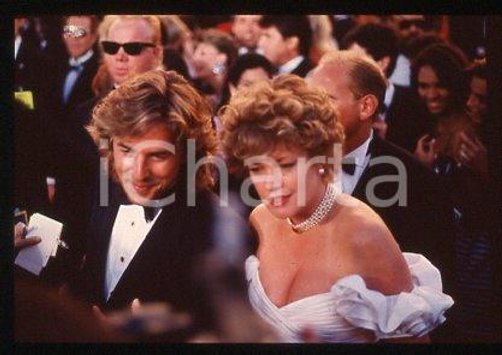 35mm vintage slide* 1989 LOS ANGELES Don JOHNSON and Melanie GRIFFITH (17)