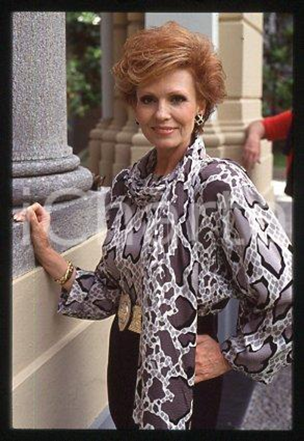 35mm vintage slide* 1999 ca ITALY Tova BORGNINE American businesswoman (93)