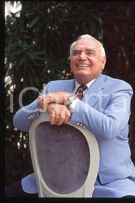 35mm vintage slide* 1999 ca ITALY Ernest BORGNINE American actor (52)