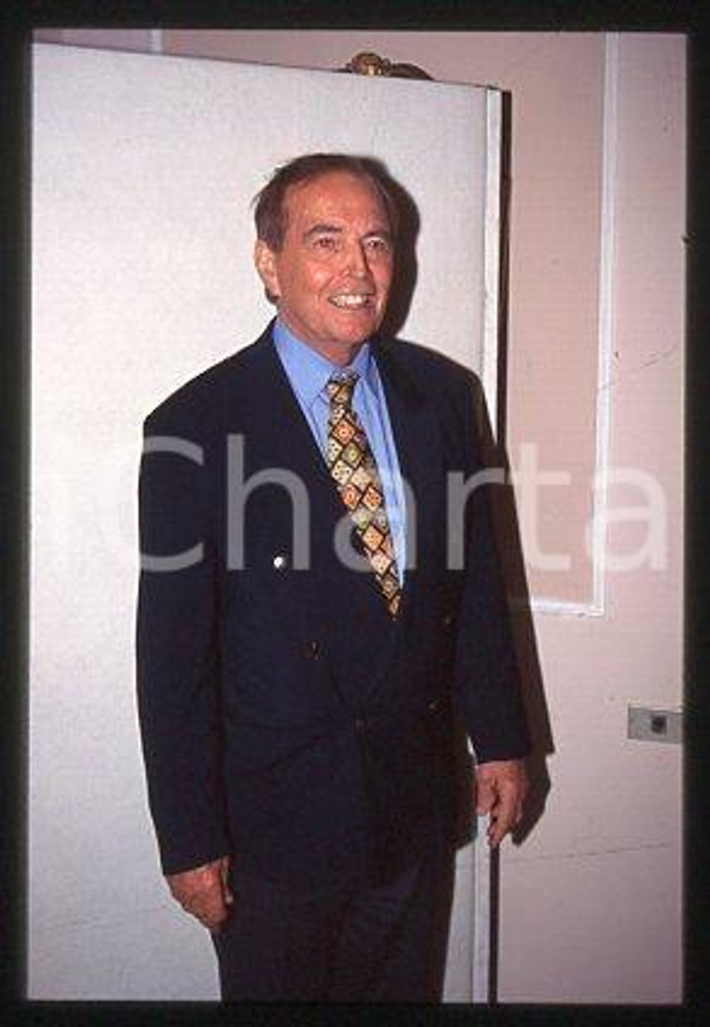 35mm vintage slide* 1997 ca ITALY Christiaan BARNARD cardiac surgeon (51)