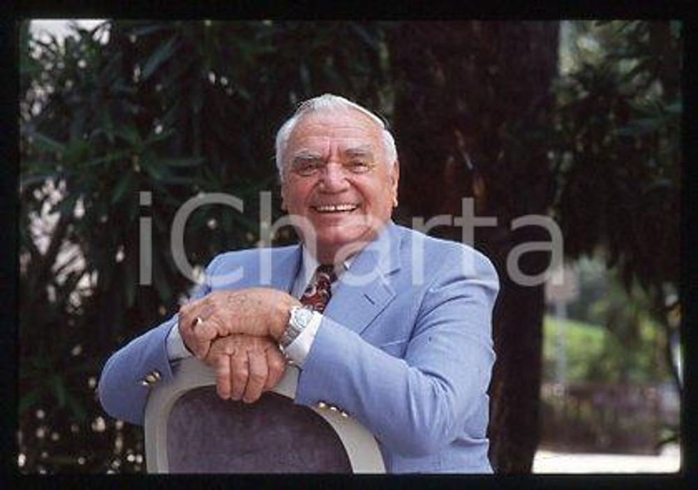 35mm vintage slide* 1999 ca ITALY Ernest BORGNINE American actor (31)