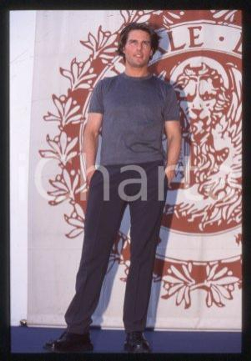 35mm vintage slide* 1999 VENIS Film Festival Tom CRUISE American actor (170)