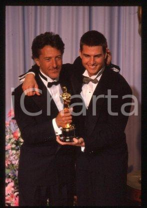 35mm vintage slide* 1989 LOS ANGELES - AWARDS Tom CRUISE & Dustin HOFFMAN (455)