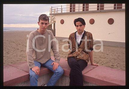 35mm vintage slide* 1996 ca VENICE Reuben PILLSBURY Christopher CHAPLIN (17)