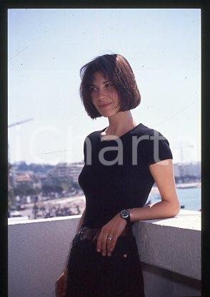 35mm vintage slide* 1991 CANNES Festival Anne ROUSSEL French actress (6)