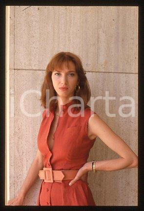 35mm vintage slide* 1994 CANNES Festival Myriem ROUSSEL French actress (32)