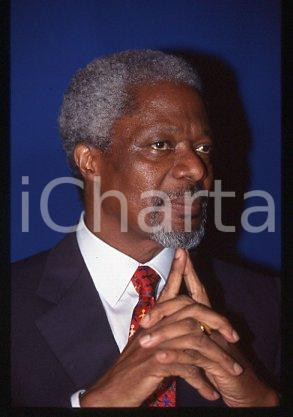 35mm vintage slide* 2000 ca UNITED NATIONS Kofi ANNAN Secretary of UN (24)