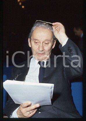 35mm vintage slide* 1990 ca ARTS & PHILOSOPHY Paul RICOEUR French philosopher(1)
