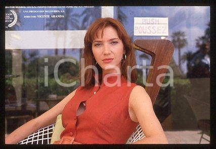 35mm vintage slide* 1994 CANNES Festival Myriem ROUSSEL French actress (34)