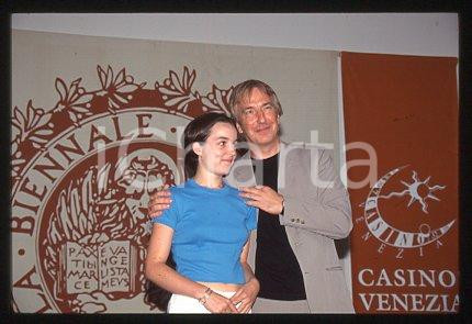 35mm vintage slide* 1997 VENICE Film Festival Alan RICKMAN English actor (13)