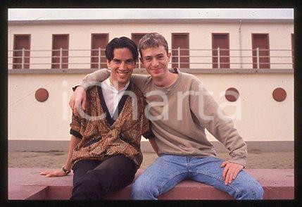 35mm vintage slide* 1996 ca VENICE Reuben PILLSBURY Christopher CHAPLIN (16)