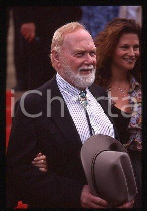 35mm vintage slide* 1995 CANNES FRANCE Harry CAREY JR American actor(37)