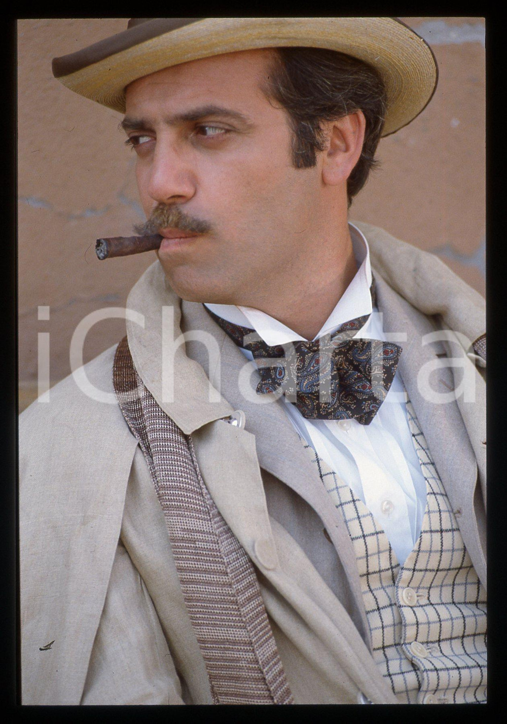 35mm vintage slide*1995 LA FAMIGLIA RICORDI Massimo GHINI Ritratto dell'attore 5