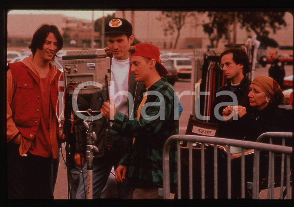 35mm vintage slide*1991 BILL & TED'S BOGUS JOURNEY Keanu REEVES Peter HEWITT