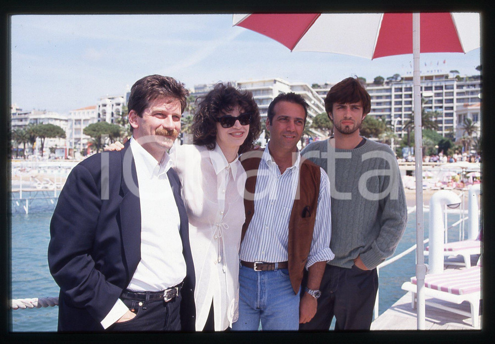 35mm vintage slide*1994 CANNES Alessandro D'ALATRI Anna GALIENA Massimo GHINI 11