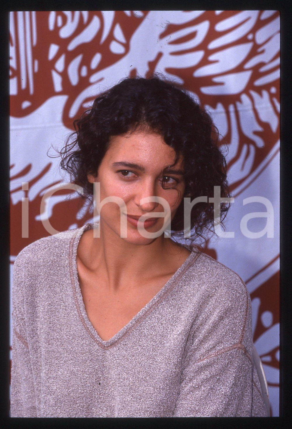 35mm vintage slide*1993 VENEZIA Paulina GALVEZ alla Mostra del Cinema 2