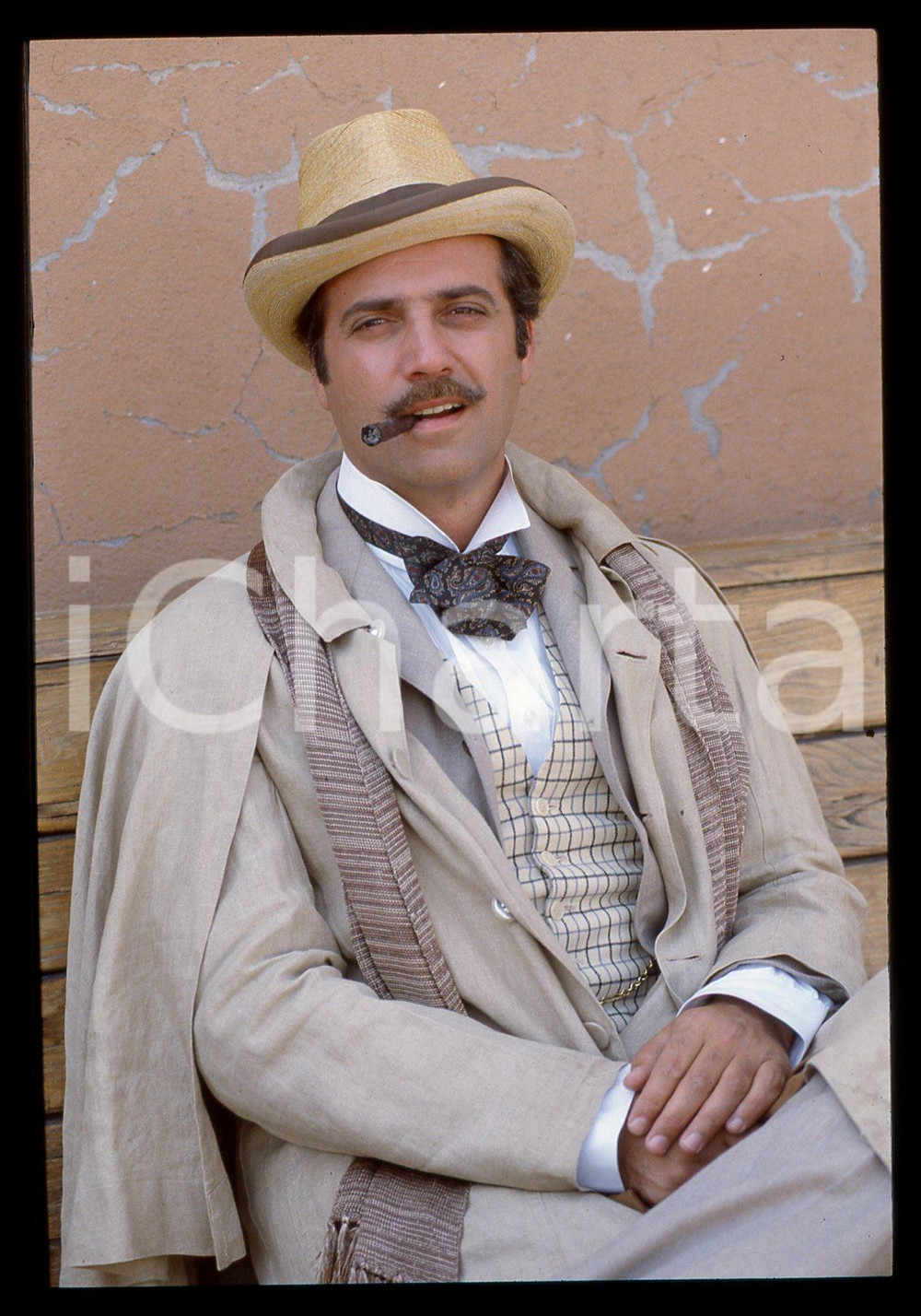 35mm vintage slide*1995 LA FAMIGLIA RICORDI Massimo GHINI Ritratto dell'attore 4