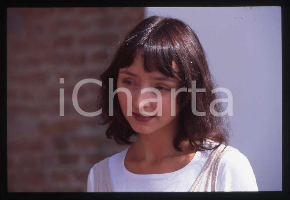 35mm vintage slide*1994 VENEZIA Maria DE MEDEIROS alla Mostra del Cinema (1)
