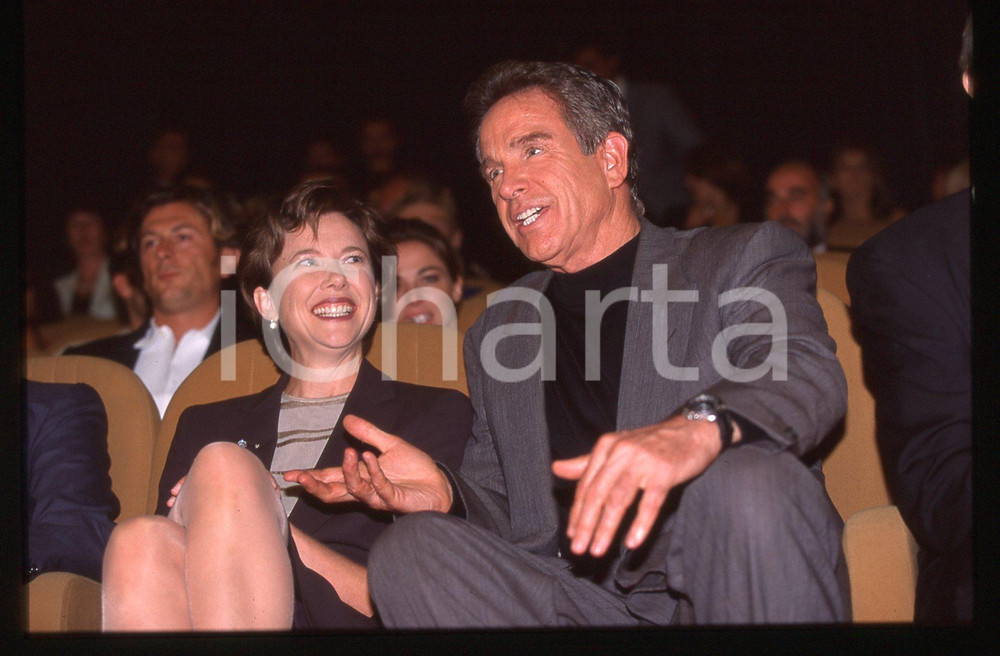 35mm vintage slide*1998 VENEZIA Annette BENING Warren BEATTY Mostra del Cinema 1