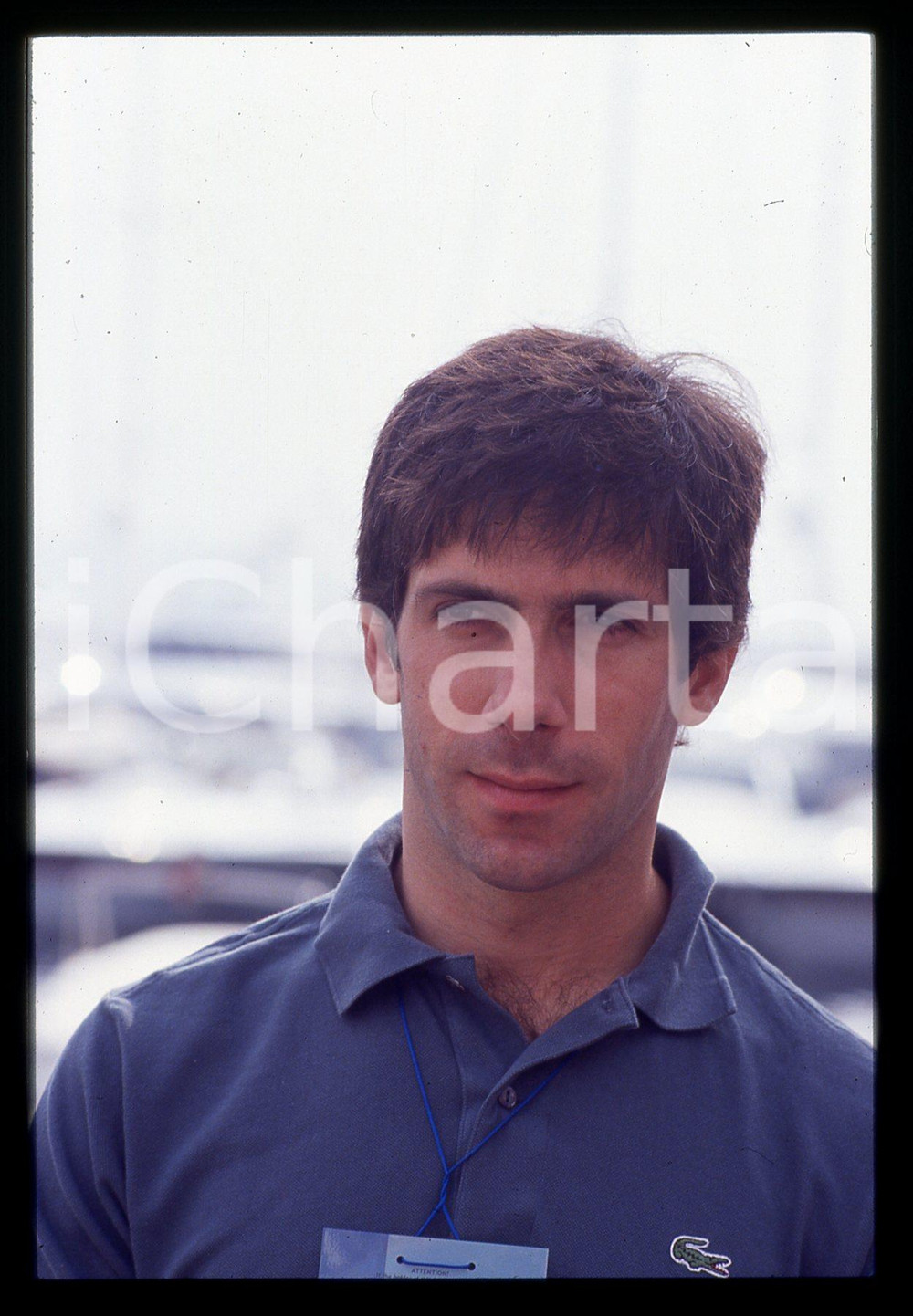 35mm vintage slide* 1990ca COSTUME Paolo BARILLA Ritratto dell'imprenditore 