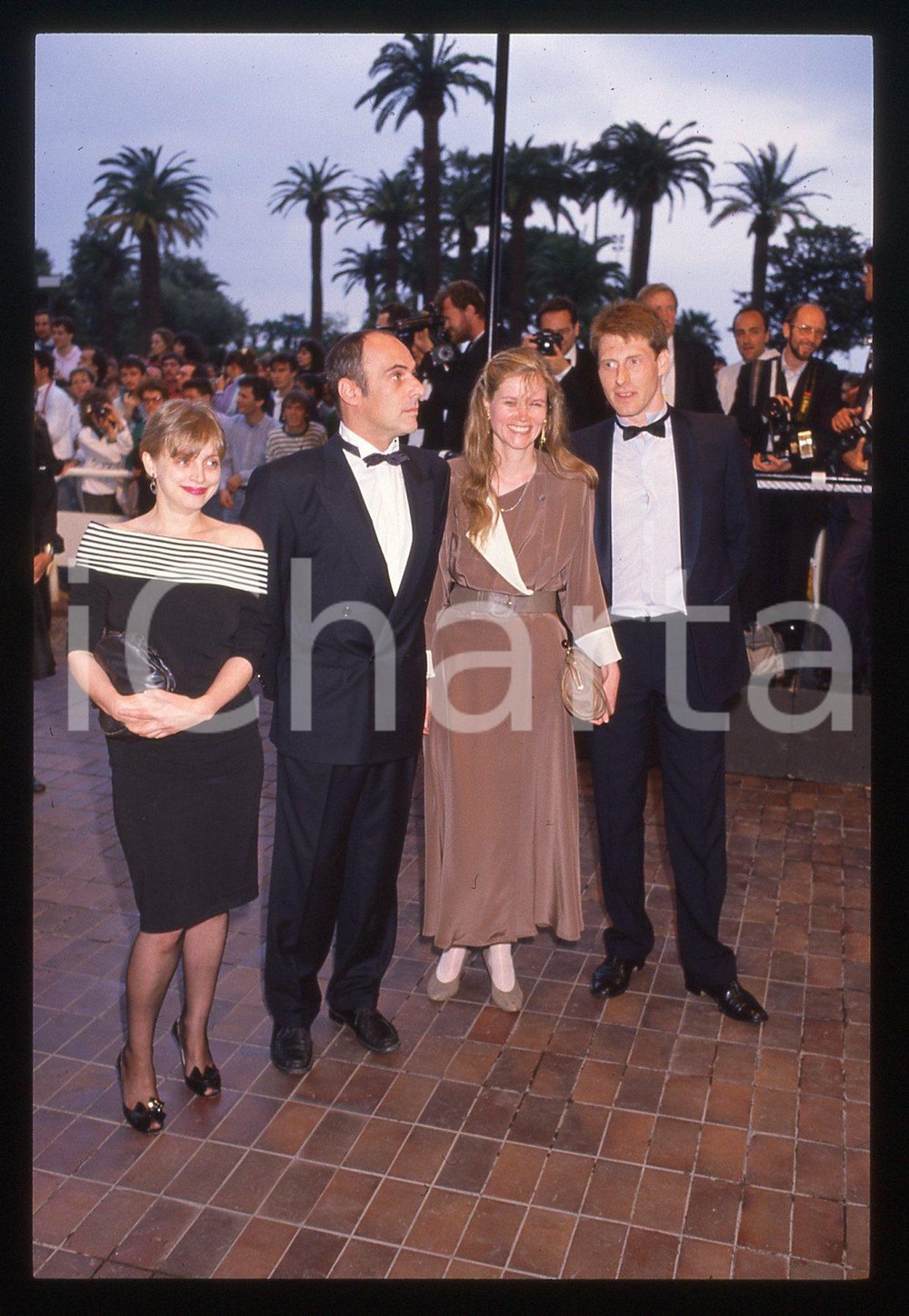 35mm vintage slide*1988 CANNES Katharina THALBACH Ursula ANDERMATT Thomas BRASCH