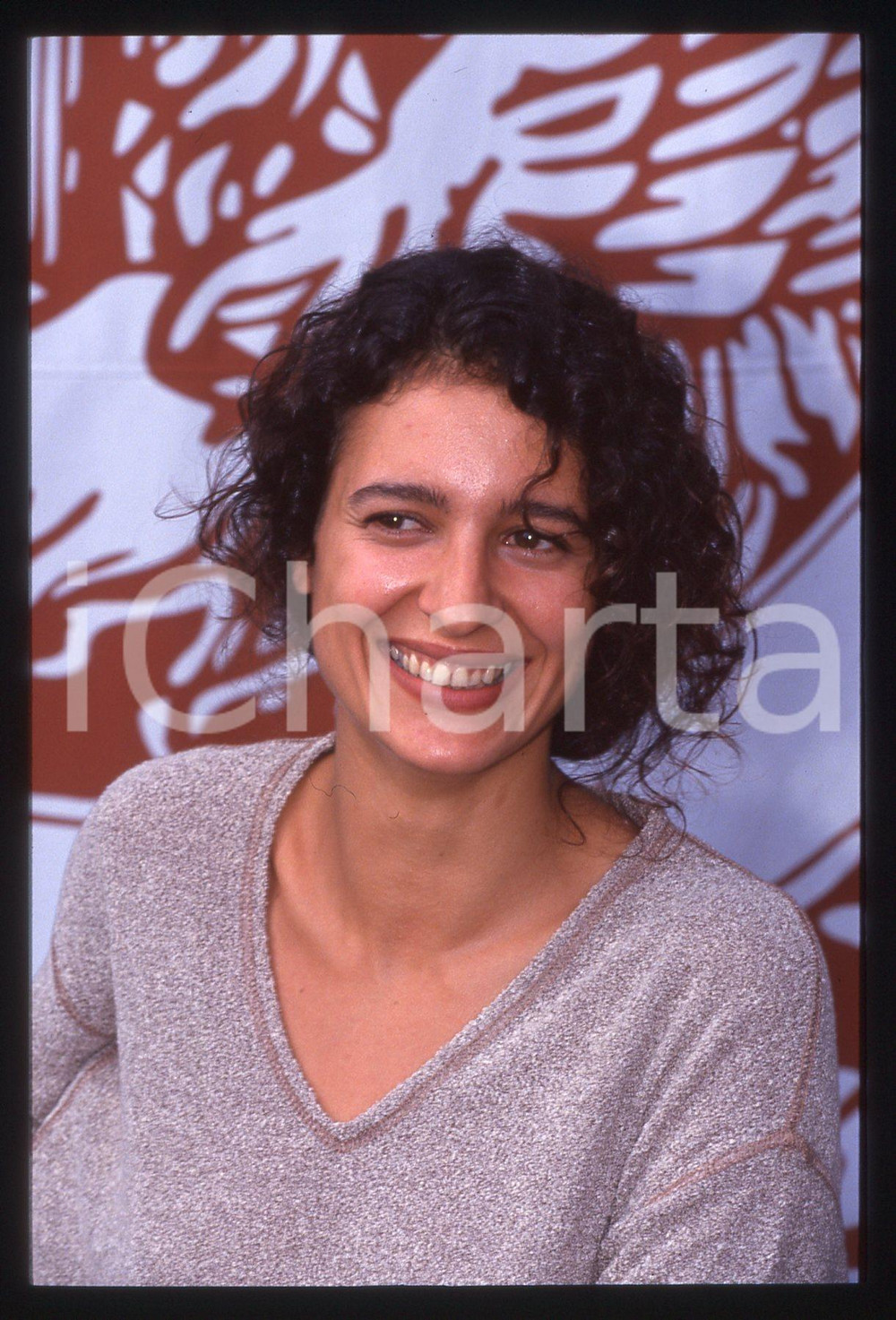 35mm vintage slide*1993 VENEZIA Paulina GALVEZ alla Mostra del Cinema 