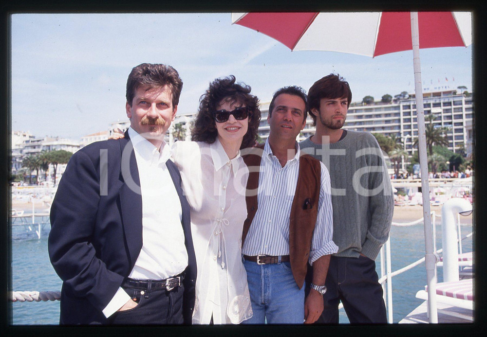 35mm vintage slide*1994 CANNES Alessandro D'ALATRI Anna GALIENA Massimo GHINI 9