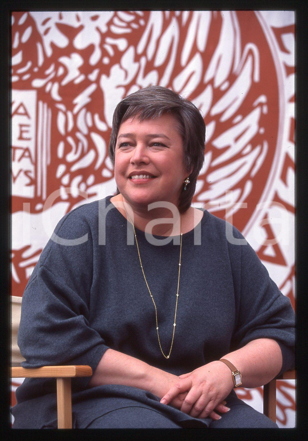35mm vintage slide*1993 VENEZIA Kathy BATES alla Mostra del Cinema - Ritratto