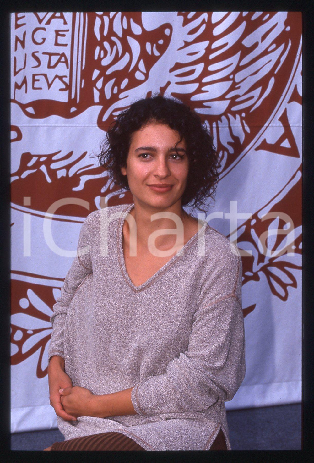 35mm vintage slide*1993 VENEZIA Paulina GALVEZ alla Mostra del Cinema 1