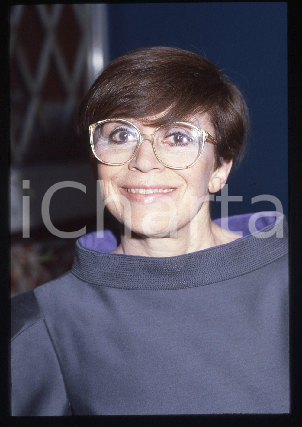 35mm vintage slide* 1995ca SPETTACOLO Franca VALERI Ritratto dell'attrice (19) 