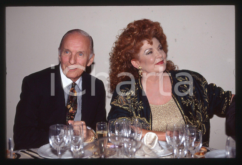 35mm vintage slide*1990ca SOAP OPERA - William J. BELL e  Darlene CONLEY 