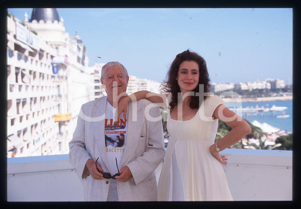35mm vintage slide* 2000 FESTIVAL DI CANNES Sean YOUNG e Menahem GOLAN Ritratto