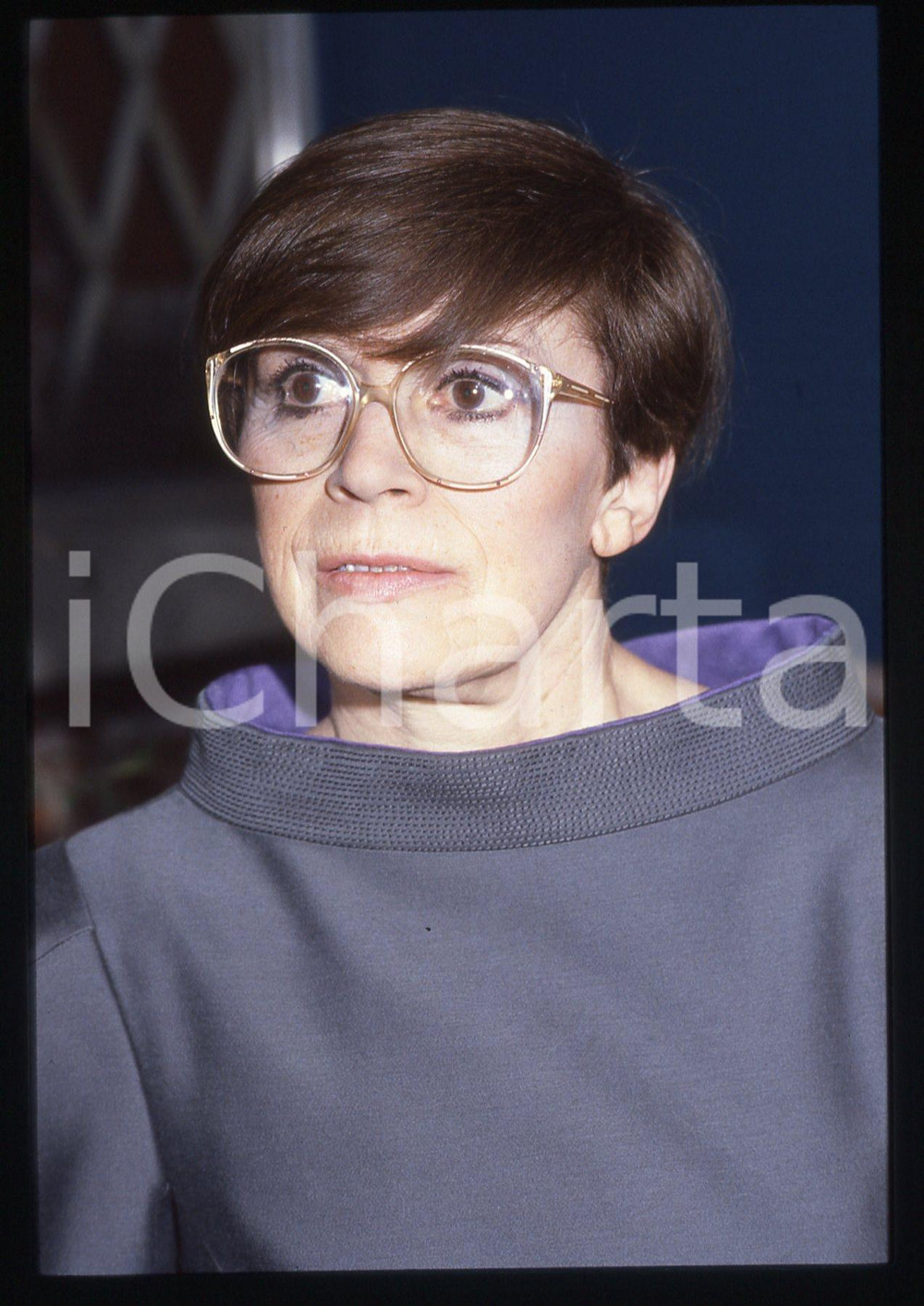 35mm vintage slide*1995ca SPETTACOLO Franca VALERI Ritratto dell'attrice (21) 